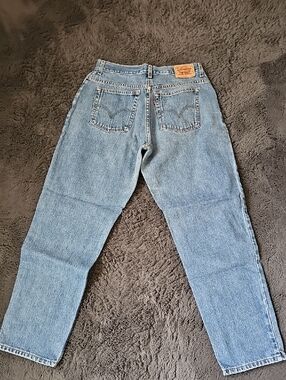 Levi's Light Blue Vintage Straight Leg Relaxed Jeans Size 14 Womens